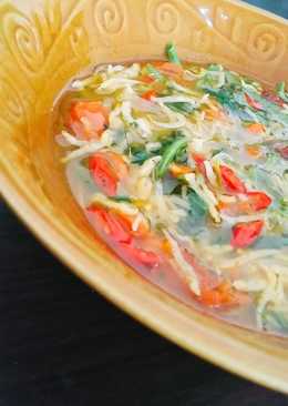 Tumis Kangkung Terasi dengan Teri