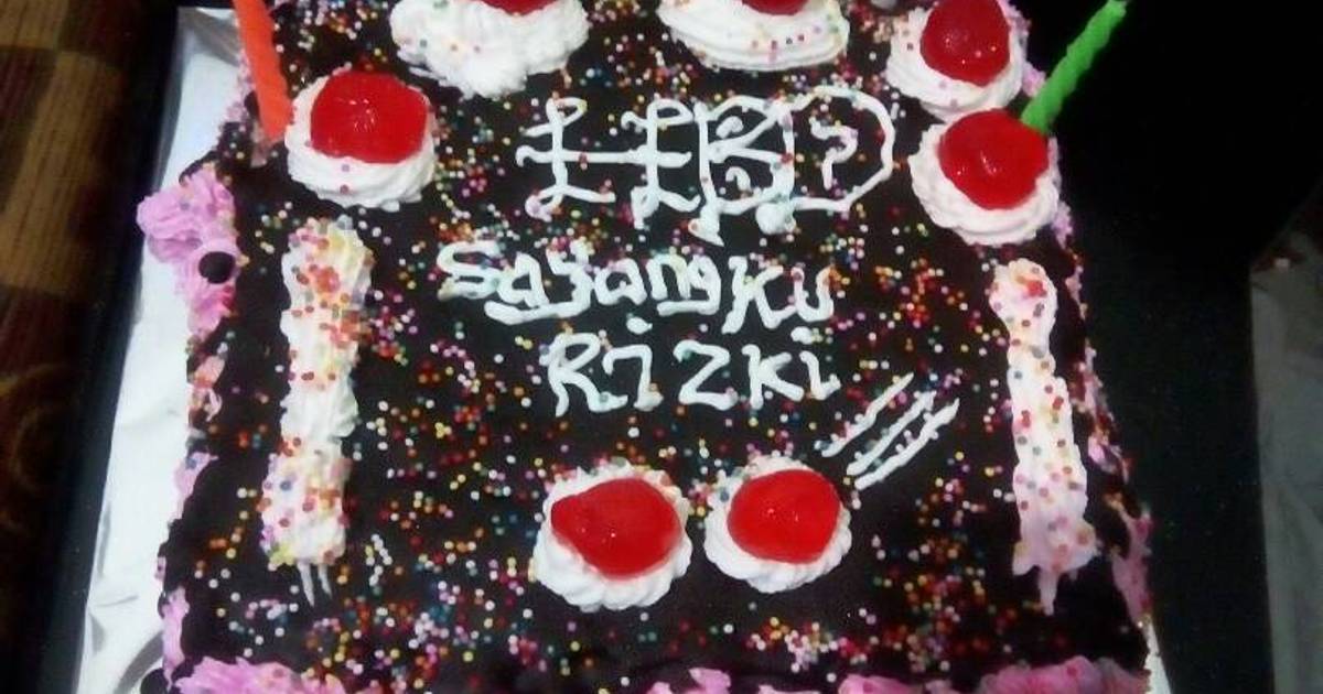  Hiasan  kue  ulang tahun 256 resep Cookpad