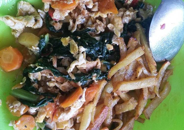 gambar untuk resep Capcay kentang goreng