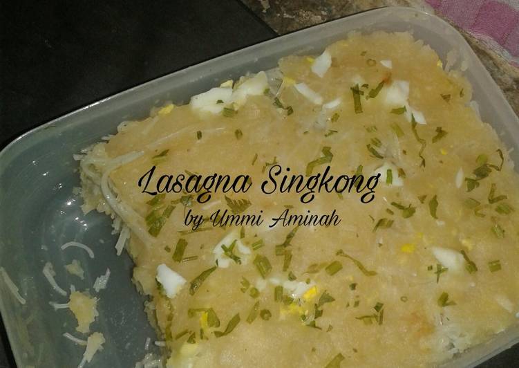 resep masakan Lasagna Singkong