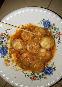 Cilok bumbu kacang