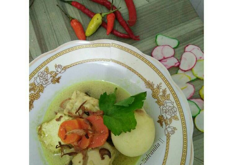 resep lengkap untuk Opor Ayam