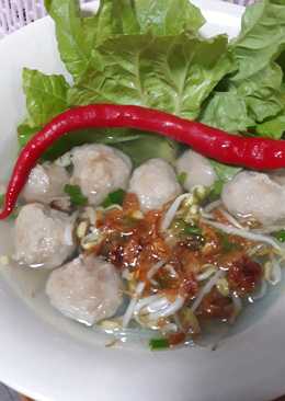 Bakso sapi ala abang abang bakso malang