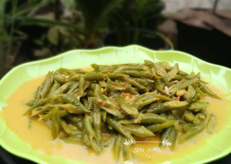 resep lengkap untuk Kacang Panjang Masak Santan