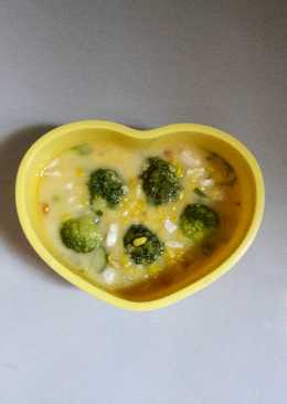 Sup Ikan Tindarung Jagung Brokoli Keju