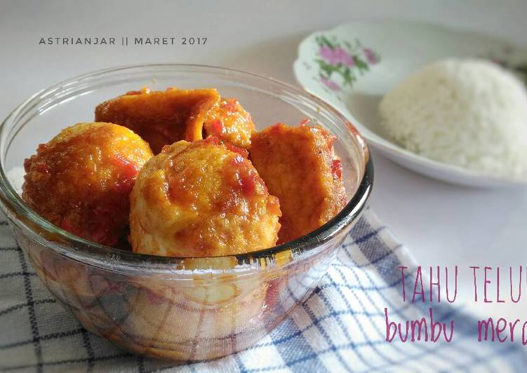 gambar untuk resep makanan Tahu Telur Bumbu Merah ??