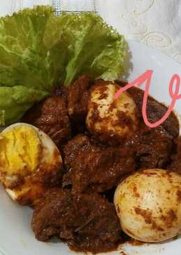 Rendang Daging Sapi & Telur #KitaBerbagi