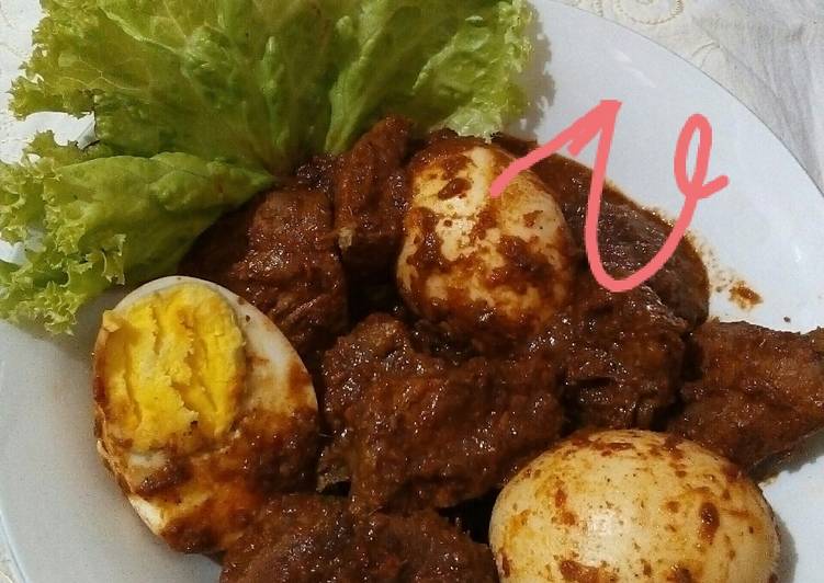 Resep Rendang Daging Sapi & Telur #KitaBerbagi