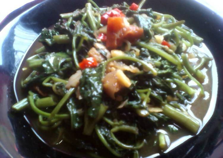 resep masakan Kangkung belacan ala dea