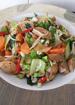 Cap cay sayur dan bakso