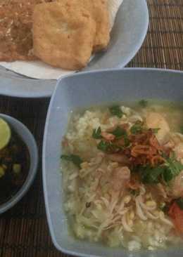 Soto ayam kuah bening(sarapan hari ke 3)