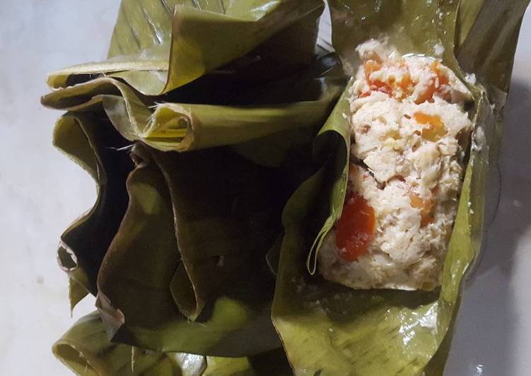 resep makanan Botok jamur campur sari