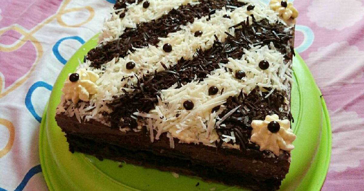  Cara  Membuat  Cake Ulang  Tahun  Dengan Coklat  Batangan 