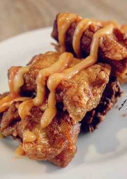 Cakwe isi udang saus mayonaise