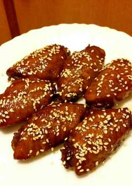 Sayap ayam manis tabur wijen