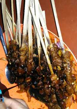 Sate kambing sambel kecap