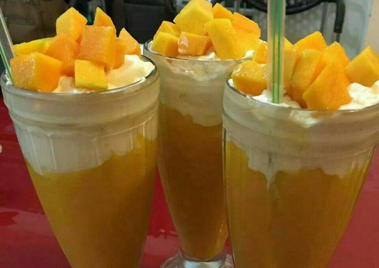 gambar untuk resep makanan Mango dessert / Mango Juice ala Thailand