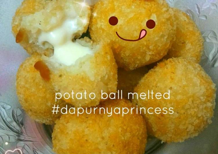 resep Bola kentang keju (potato cheese ball)