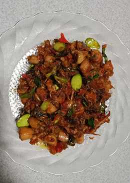 Cumi asin sambal maknyos