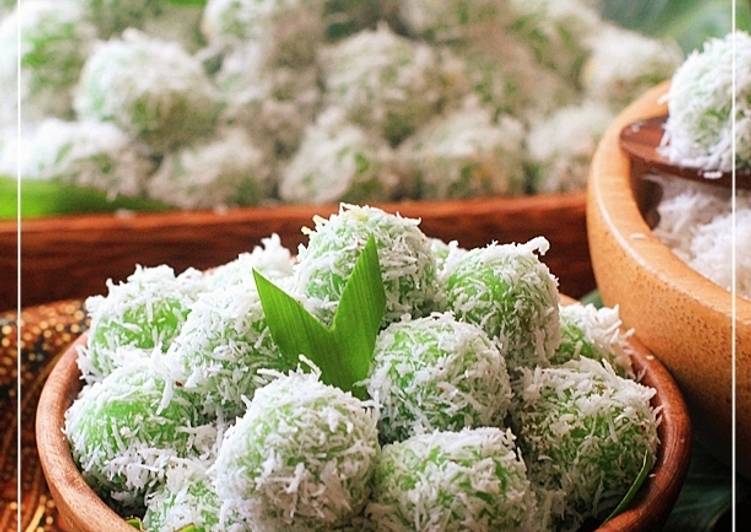 Resep Klepon Ketan Gula Merah Kenyal no Kapur sirih Dari Tintin Rayner