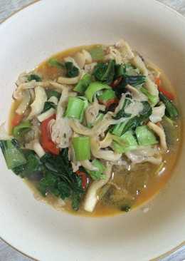 Tumis Jamur Tiram Pakcoy