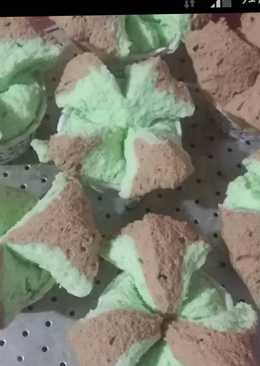 Bolu kukus mekar sempurna