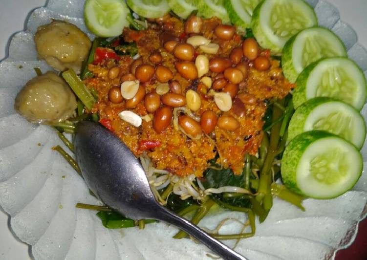 cara membuat Plecing kangkung