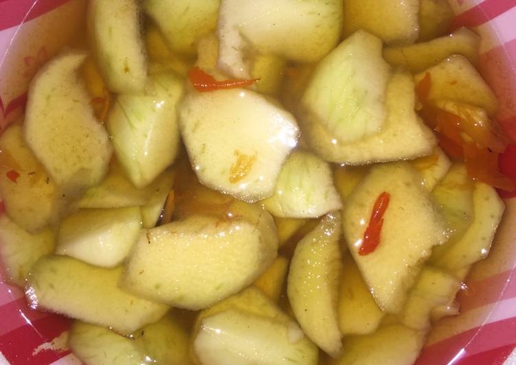 resep lengkap untuk Asinan rujak mangga muda