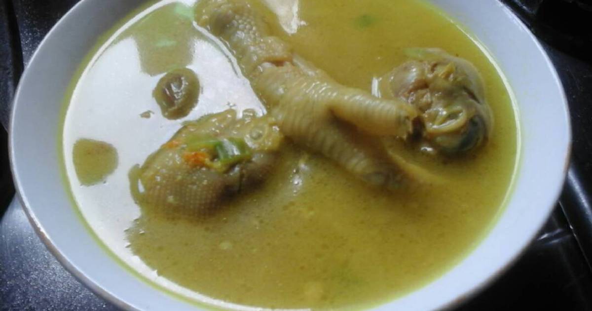 Resep Soto ayam kuah kuning (balungan) ala rizky