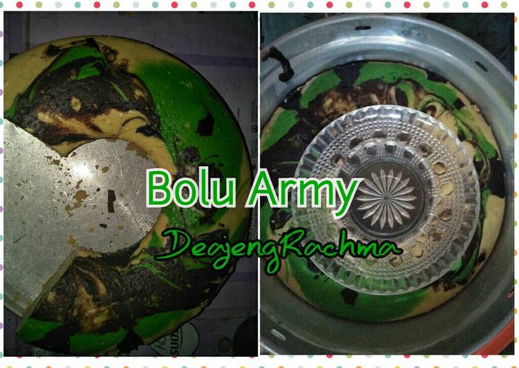 resep Bolu Army Panggang
