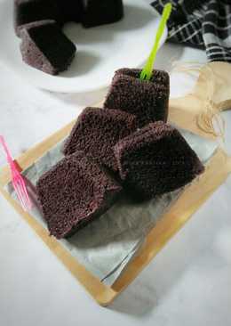 Bolu Kukus Ketan Hitam + Tepung Beras #Kamismanis