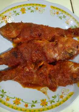 Ikan kuniran bumbu merah