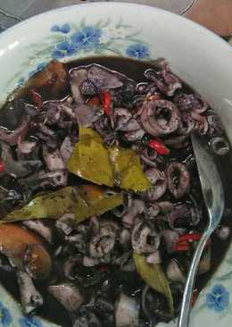 Cumi hitam Tumis kuah