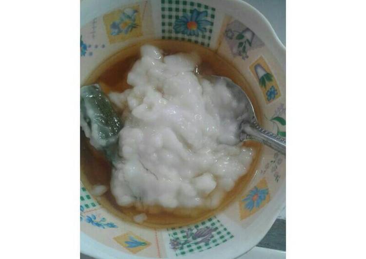 gambar untuk resep makanan Bubur sum-sum ala anak kosan