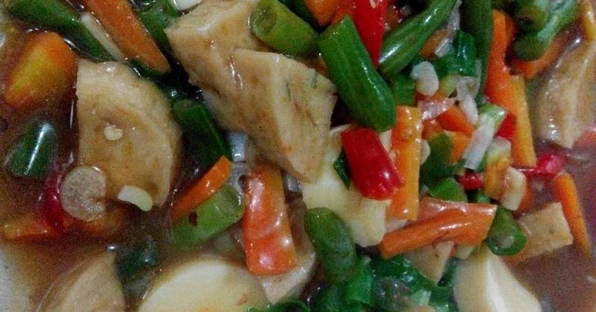 19 resep tumis tofu bakso ikan enak dan sederhana Cookpad