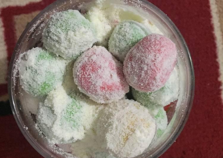 resep lengkap untuk Milk Candy Balls / Bola-bola Susu