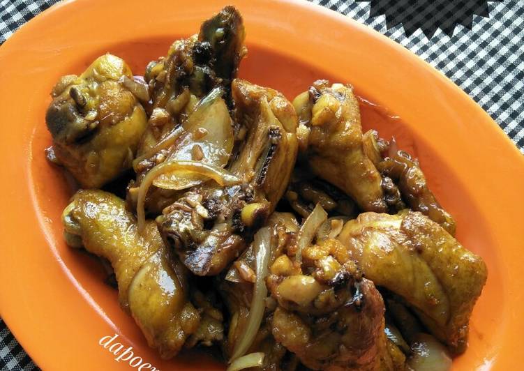 bahan dan cara membuat Ayam Goreng Mentega #Ketofriendly