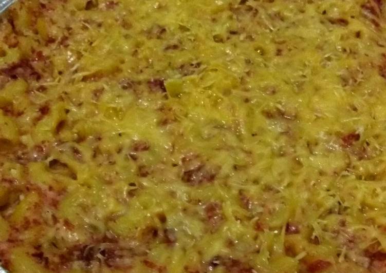 cara membuat Macaroni schotel corned edam cheese menu buka puasa HALAL