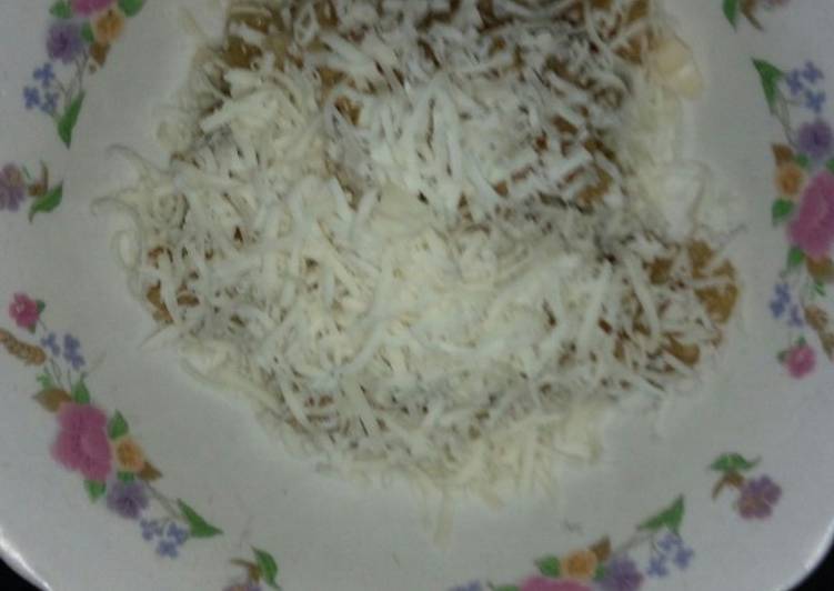 Tiwul keju recipe main photo
