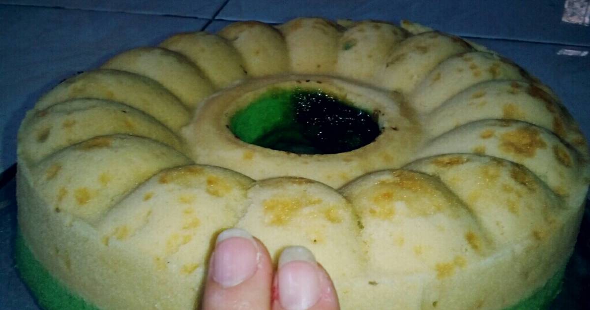 Resep Bolu kukus hijau pandan