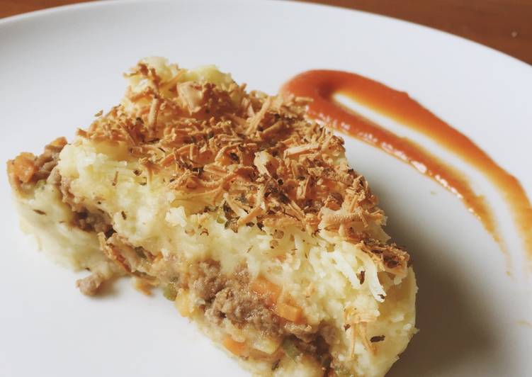 bahan dan cara membuat Shepherd's pie