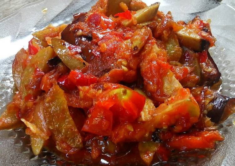 resep makanan Jengkol Terong Balado