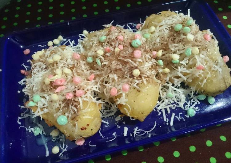 bahan dan cara membuat Pisang Goreng Ceria