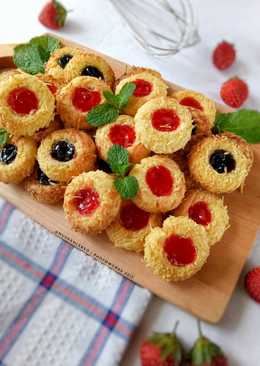 Cheese Thumbprint Cookies with Jam