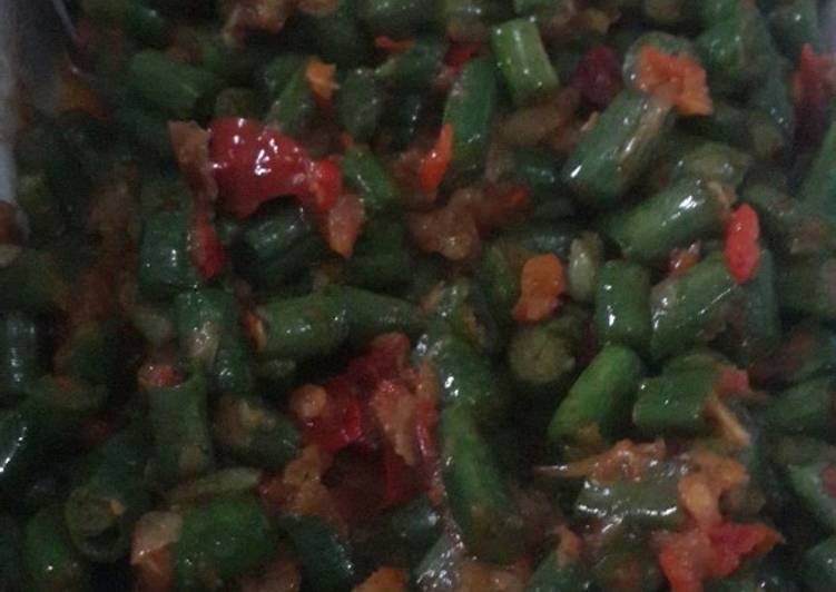 bahan dan cara membuat KACANG PANJANG SAMBEL BALI.... BY. Dapoer Linggar