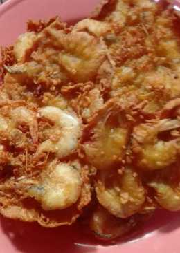 Peyek udang renyah sederhana