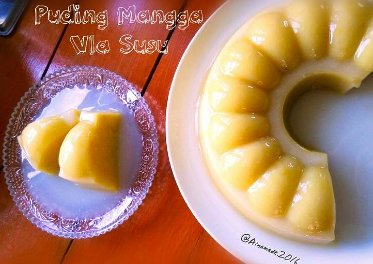  Resep  Puding  Mangga  Simple Vla Susu Oleh Airin Ummu Aina