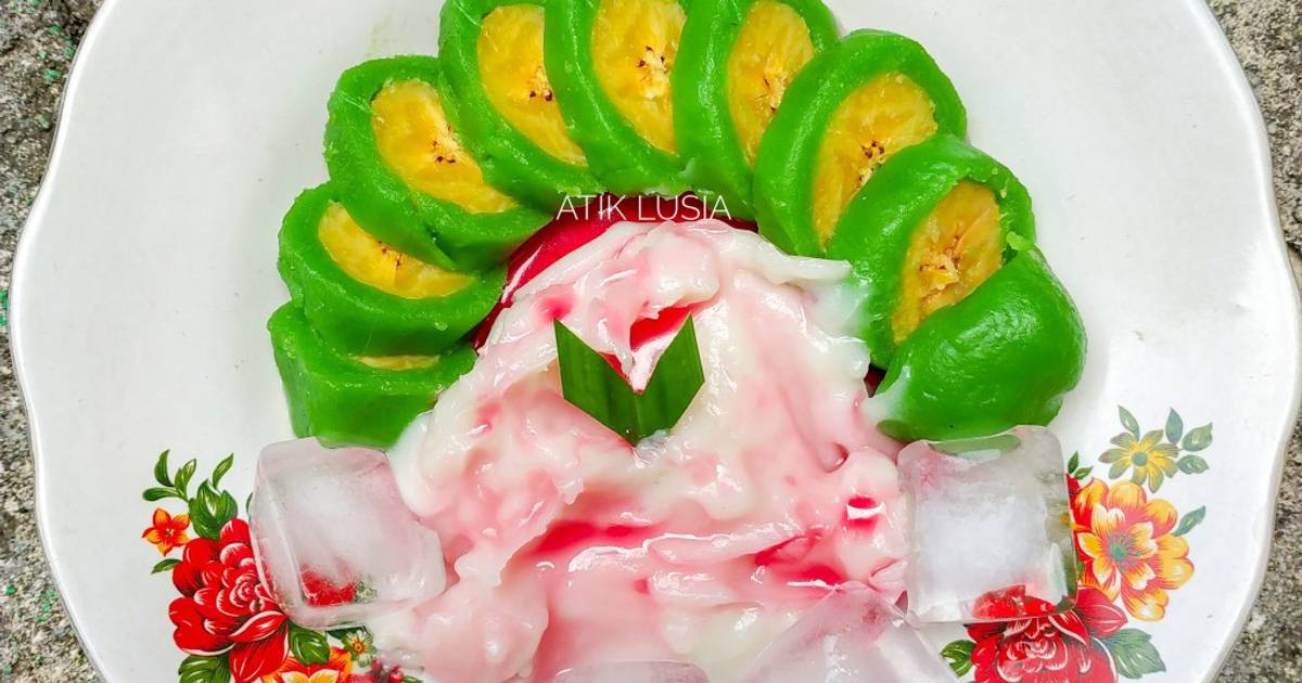 488 resep  es  pisang  ijo  enak dan sederhana Cookpad