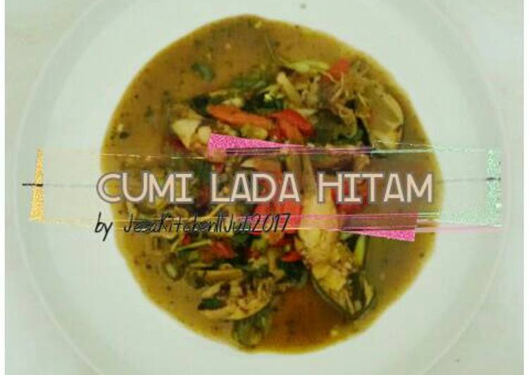 gambar untuk resep makanan Cumi Lada Hitam