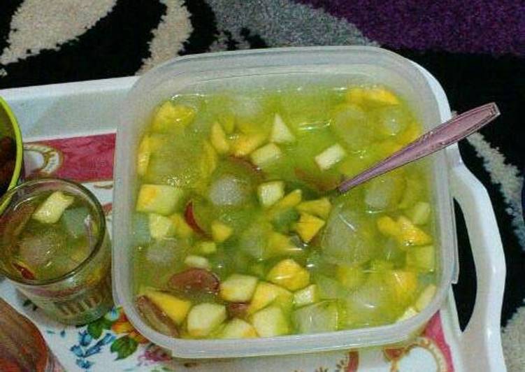 resep masakan Es buah Seger - marjan melon